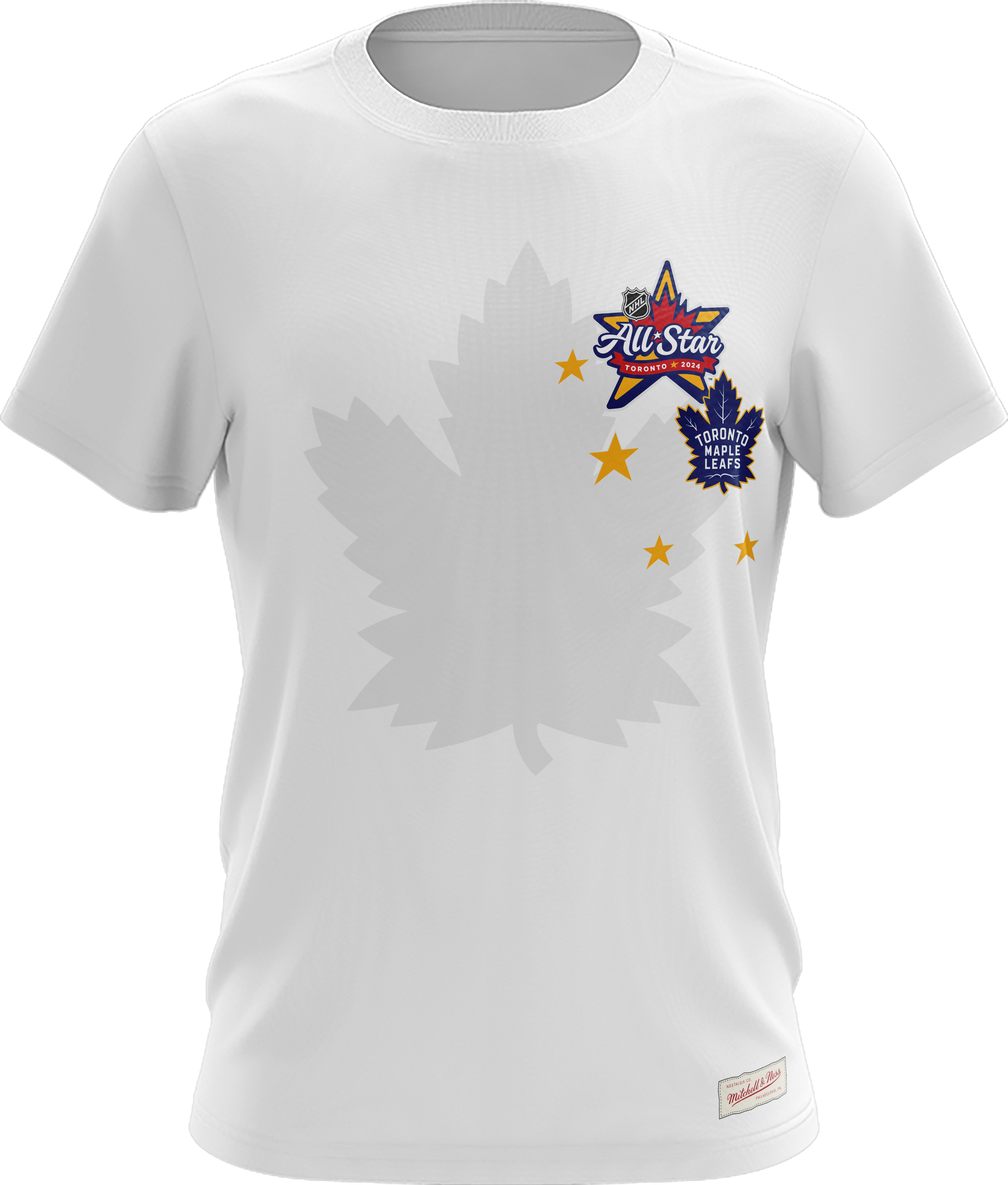 2024 NHL All Star Mitchell & Ness Men's Star Footprint Tee