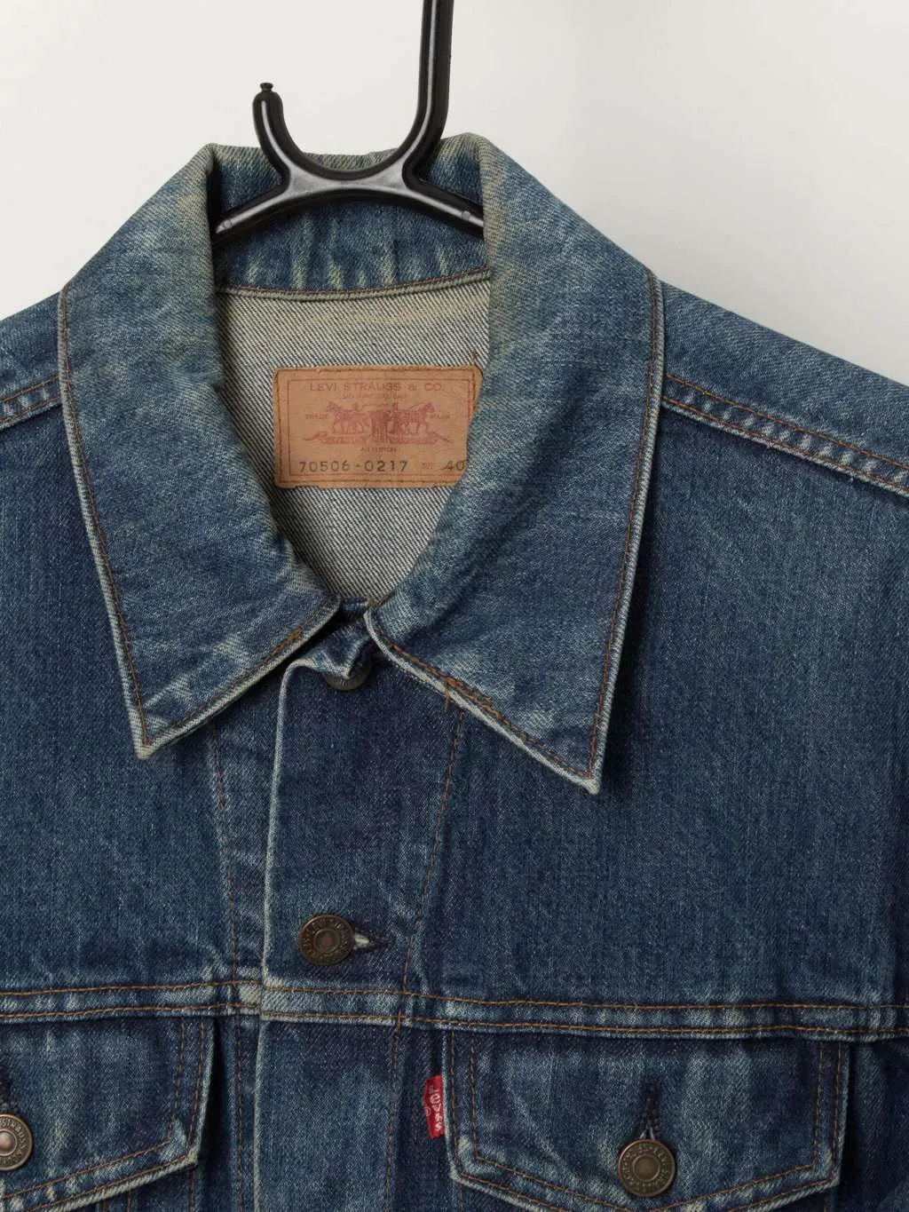 70s vintage Levis denim jacket, 70506 0217 – Small