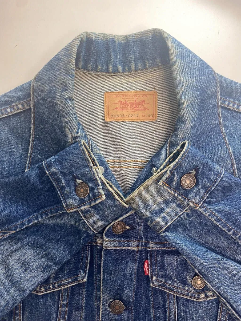 70s vintage Levis denim jacket, 70506 0217 – Small