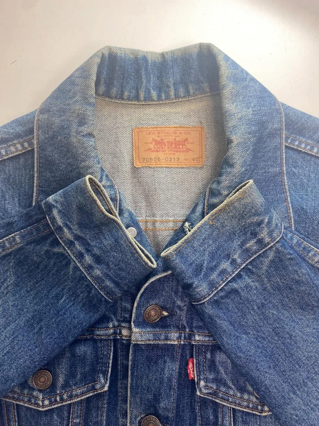 70s vintage Levis denim jacket, 70506 0217 – Small