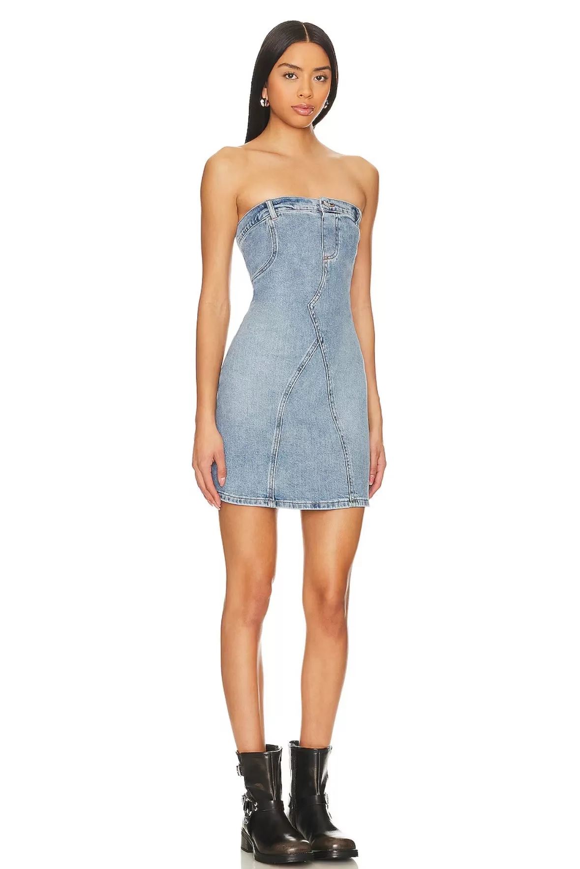 ADARA DENIM DRESS