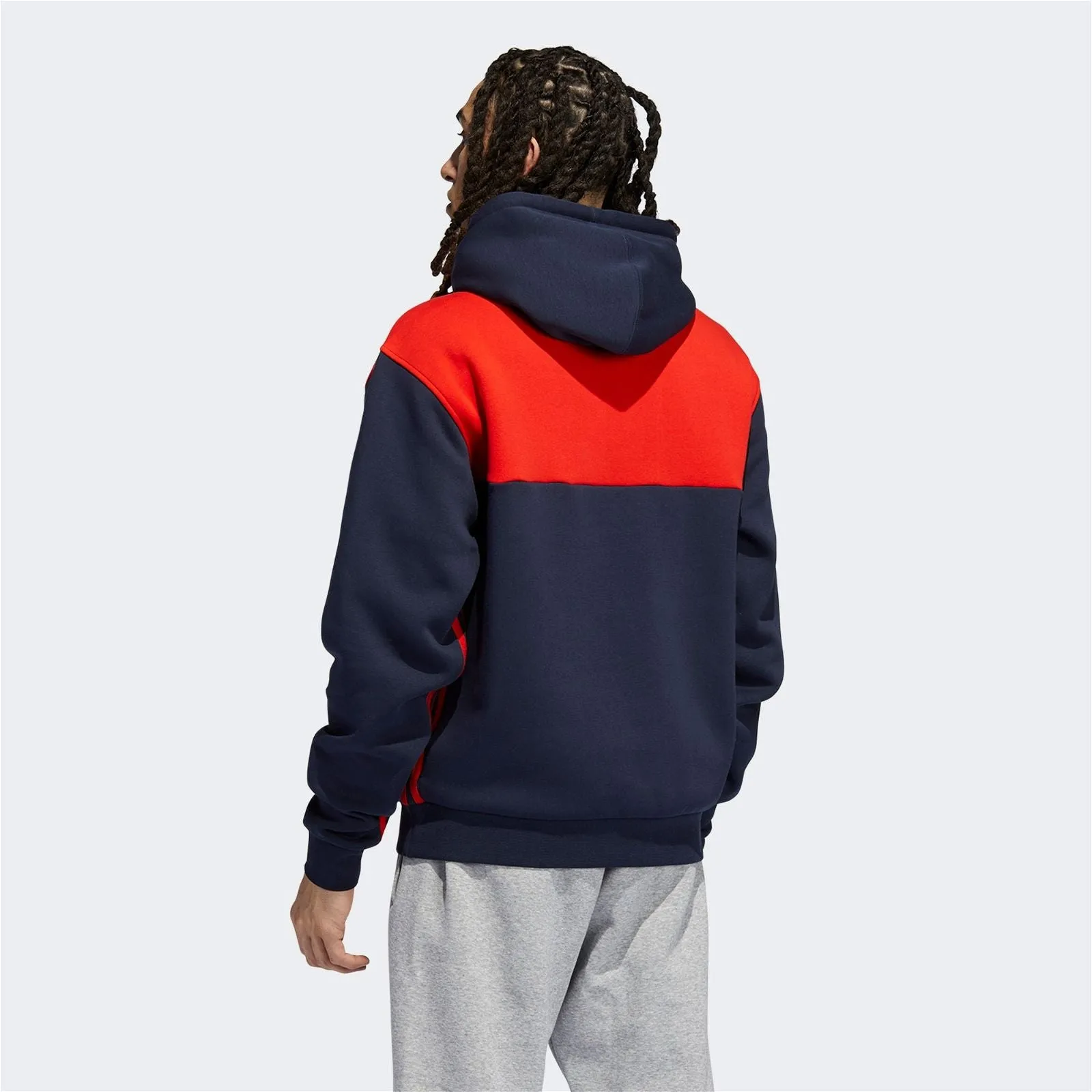 adidas Originals Split Hoodie - Legend Ink / Red