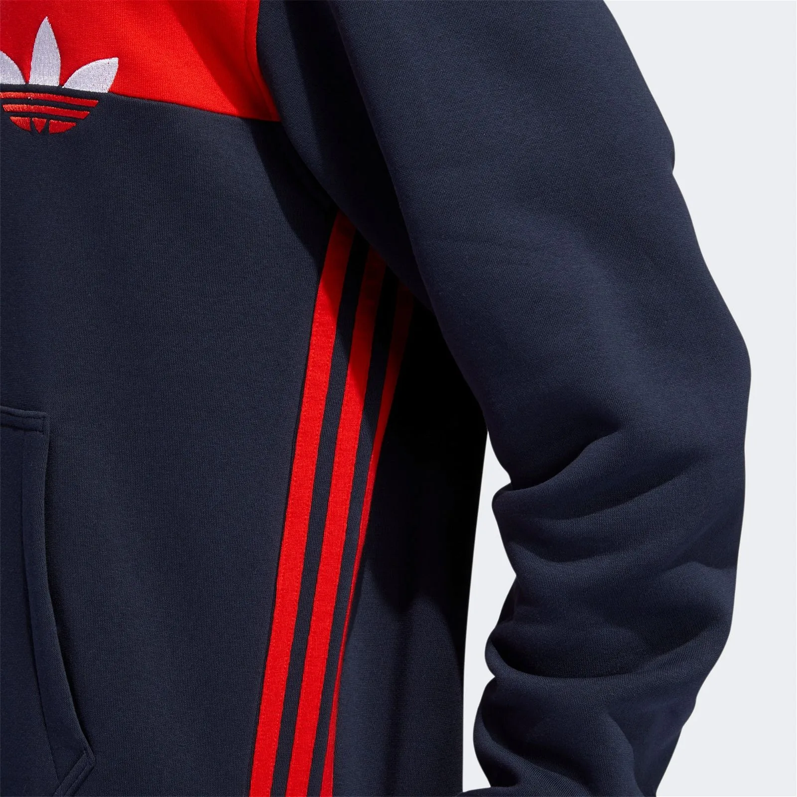 adidas Originals Split Hoodie - Legend Ink / Red