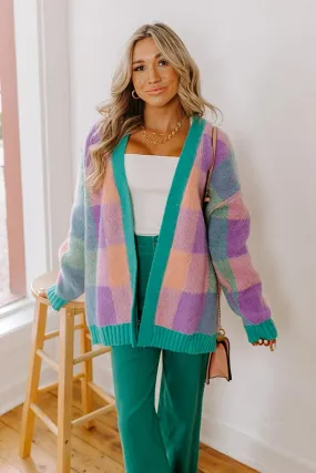 Alpine Escape Plaid Cardigan