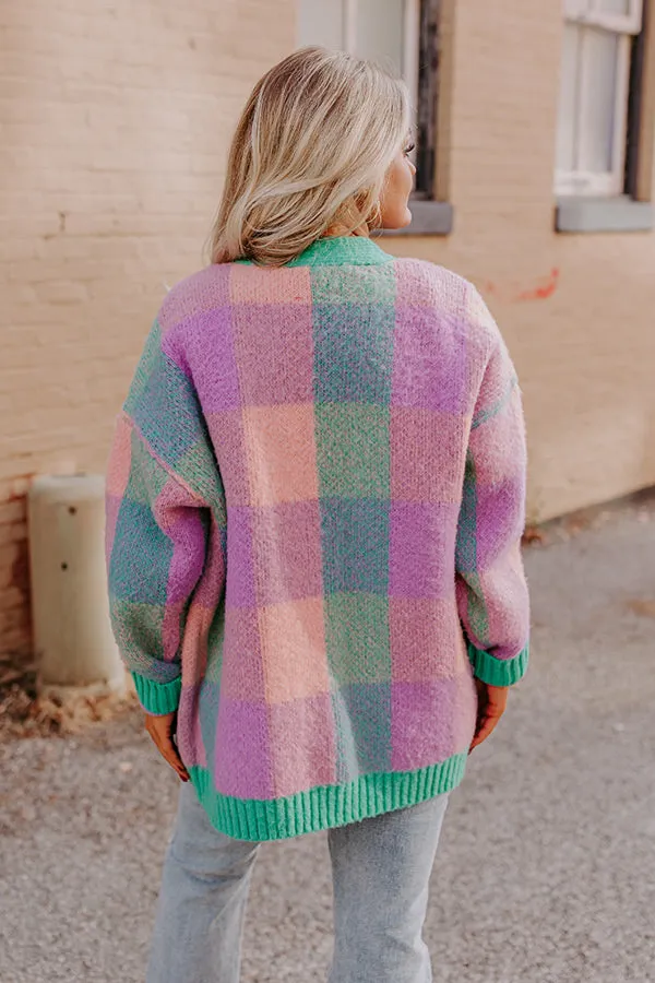 Alpine Escape Plaid Cardigan