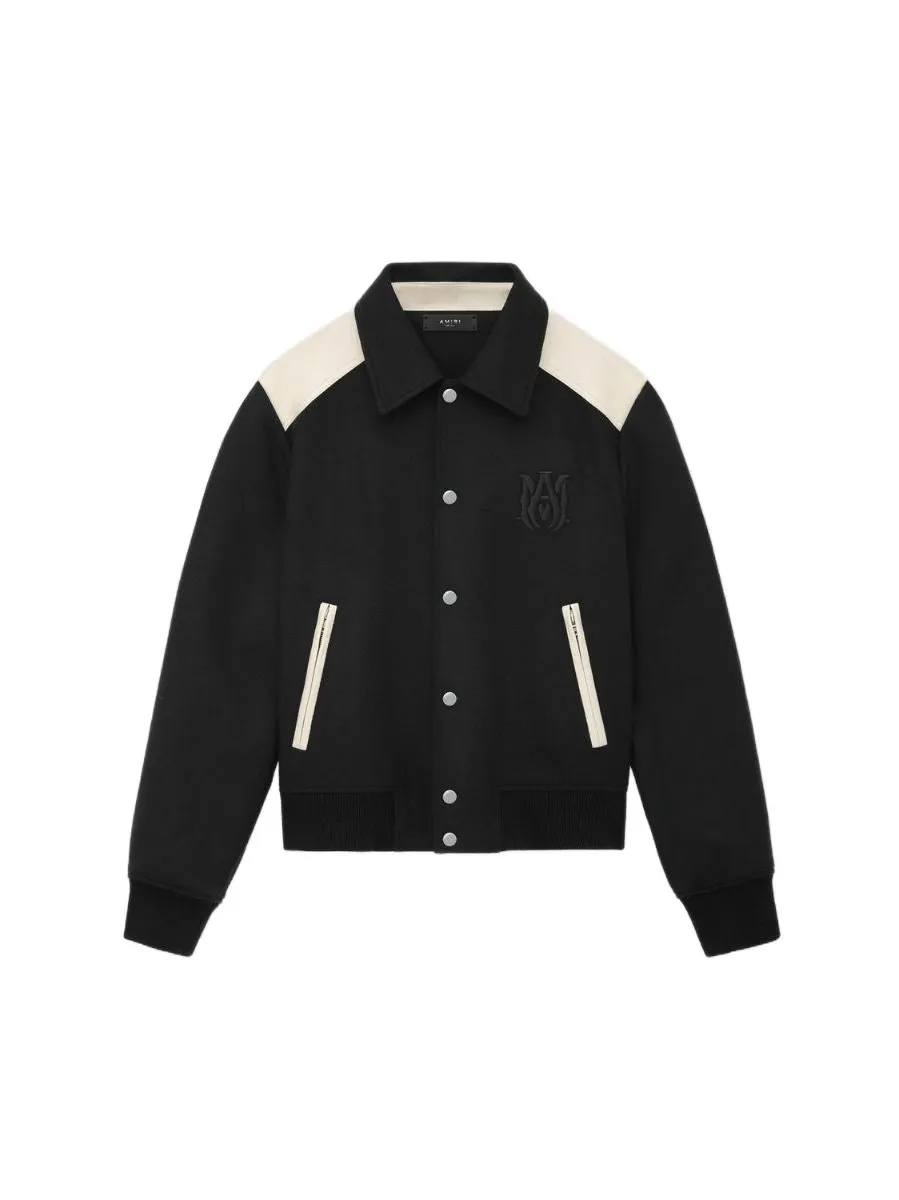 AMIRI Men's Black Wool Blend Western Jacket for FW24