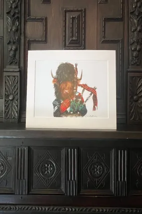 Art Print & Mount (Highland Cow)