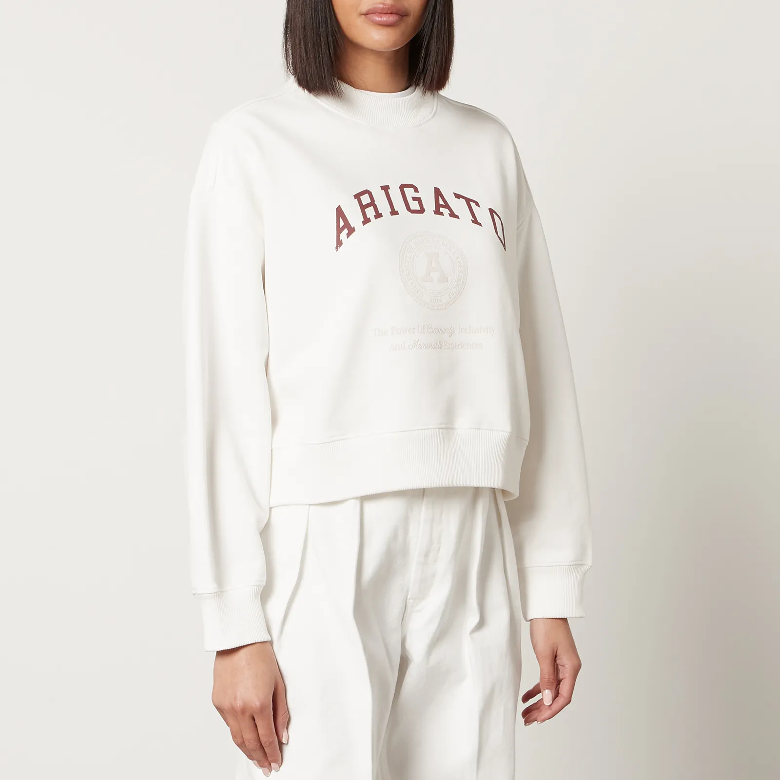 Axel Arigato University Cotton-Jersey Sweatshirt - XS | Coggles