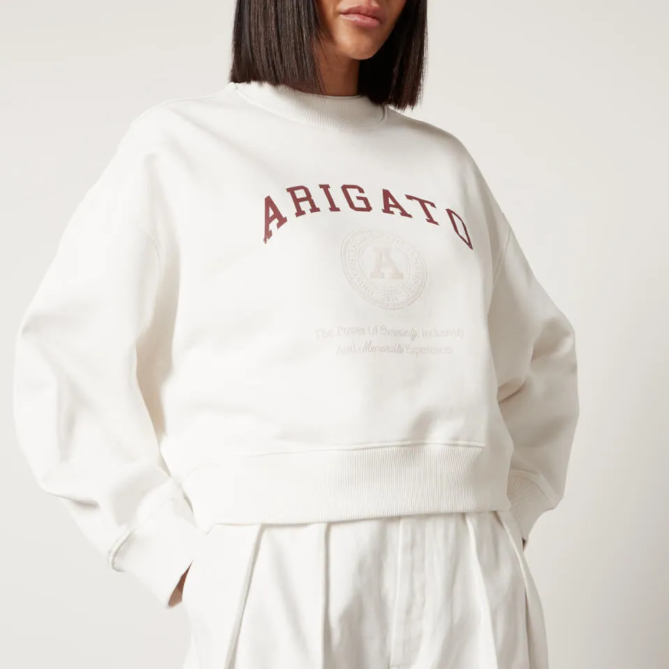 Axel Arigato University Cotton-Jersey Sweatshirt - XS | Coggles