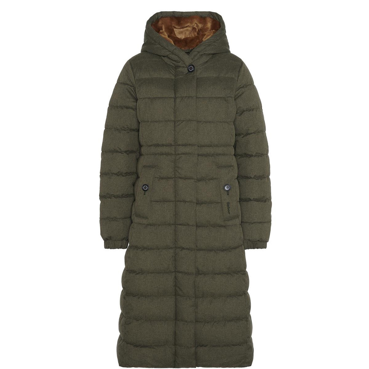 Barbour Clarence Puffer Olive