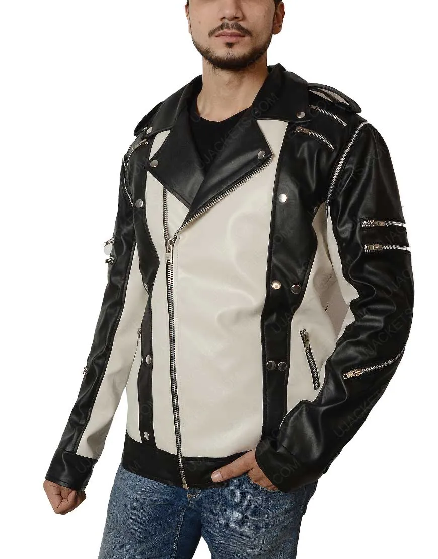 Black and White Michael Jackson Pepsi Jacket - Michael Jackson Jacket