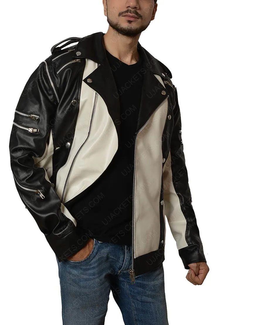 Black and White Michael Jackson Pepsi Jacket - Michael Jackson Jacket