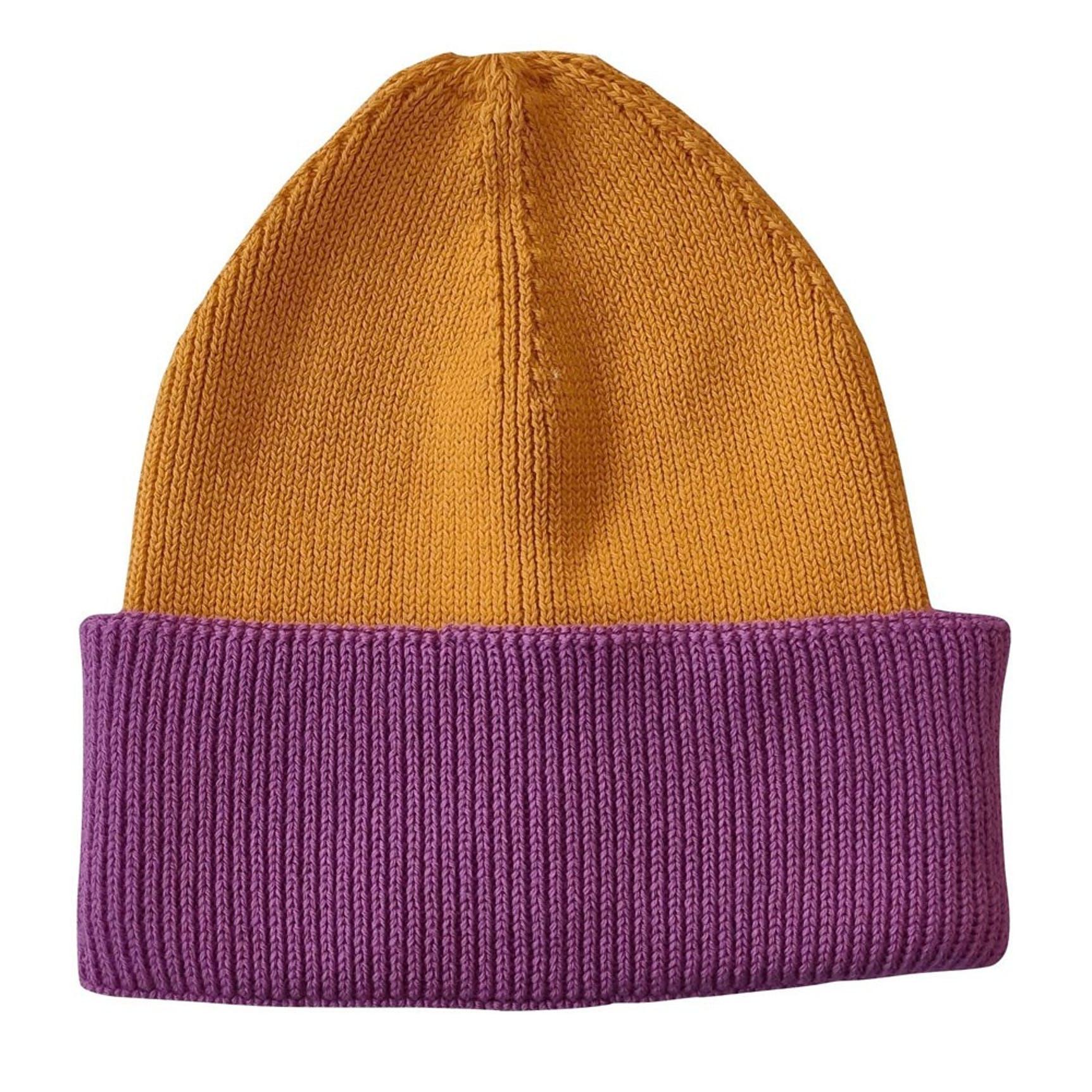 Block color beanie