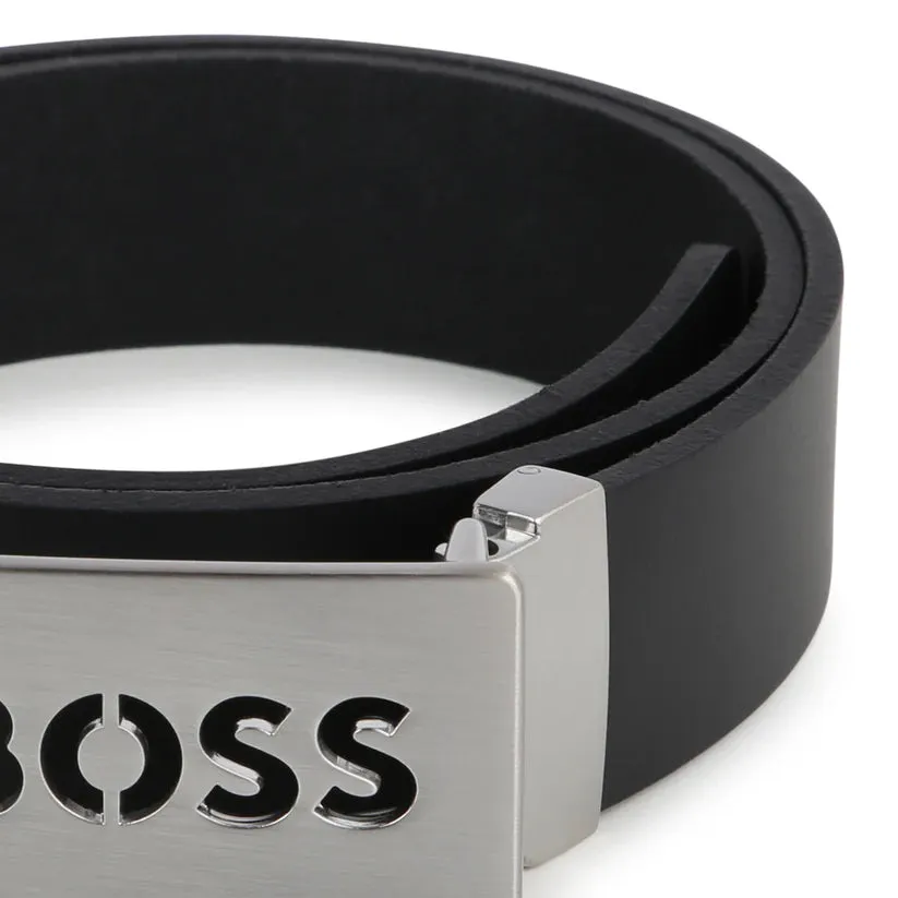 Boss Belt Logo Black