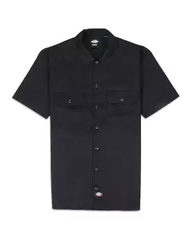 Camicia Uomo Dickies Work Shirt SS Rec Nero