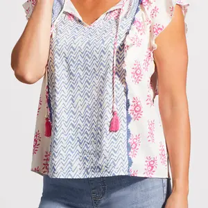 Camryn Mix Print Top