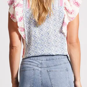 Camryn Mix Print Top