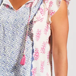 Camryn Mix Print Top