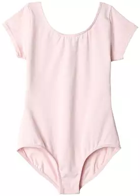 Capezio Short Sleeve Leotard in Pink