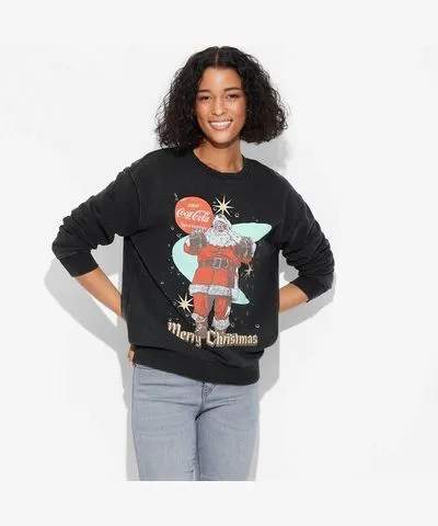 Coca-Cola Santa Graphic Sweatshirt