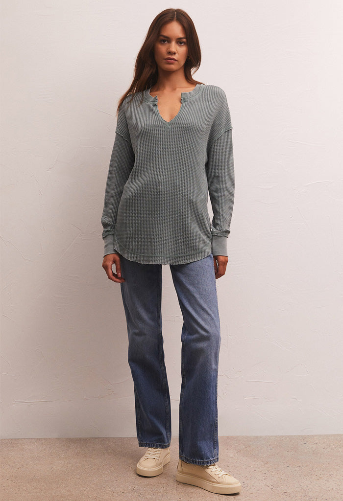 Driftwood Thermal LS Top-Calypso Green