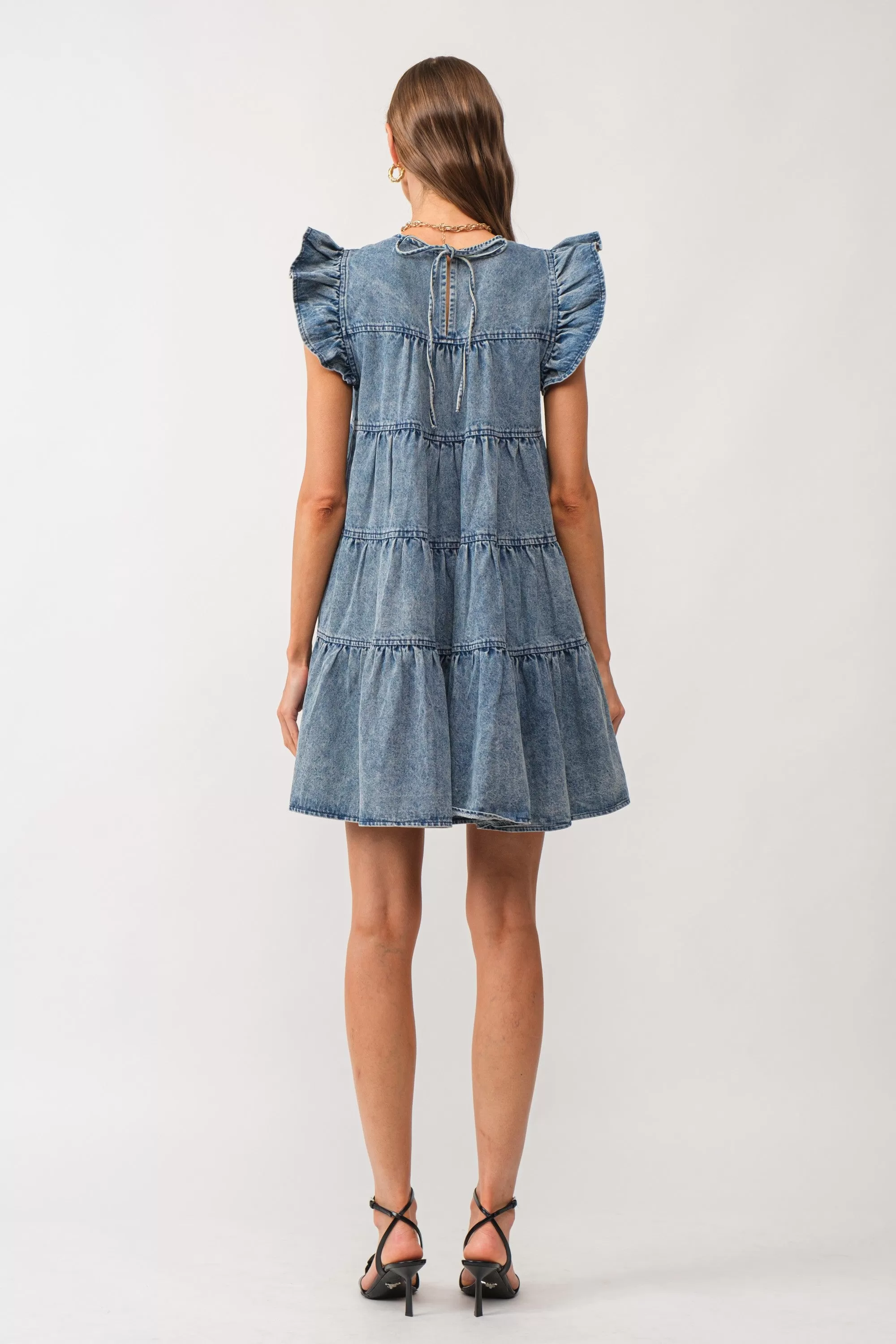 Elena Dress - Denim