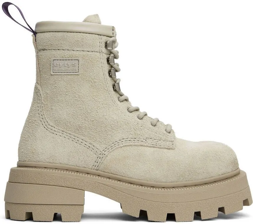 Eytys Beige Suede Michigan Boots