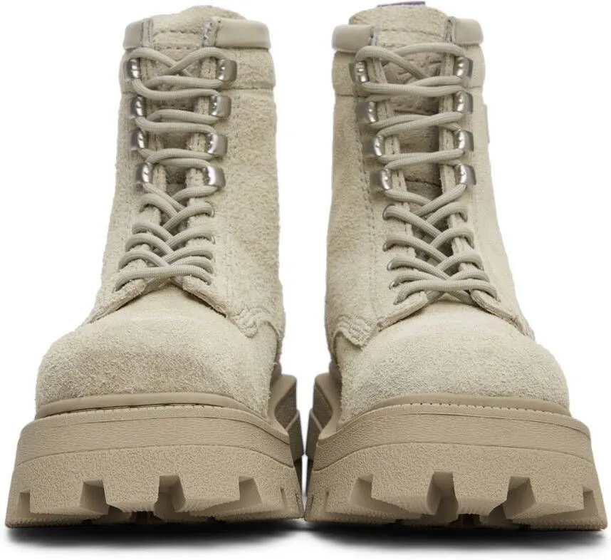 Eytys Beige Suede Michigan Boots