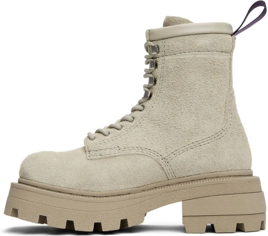 Eytys Beige Suede Michigan Boots