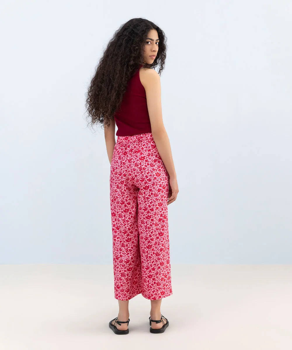 Floral Printed Culottes