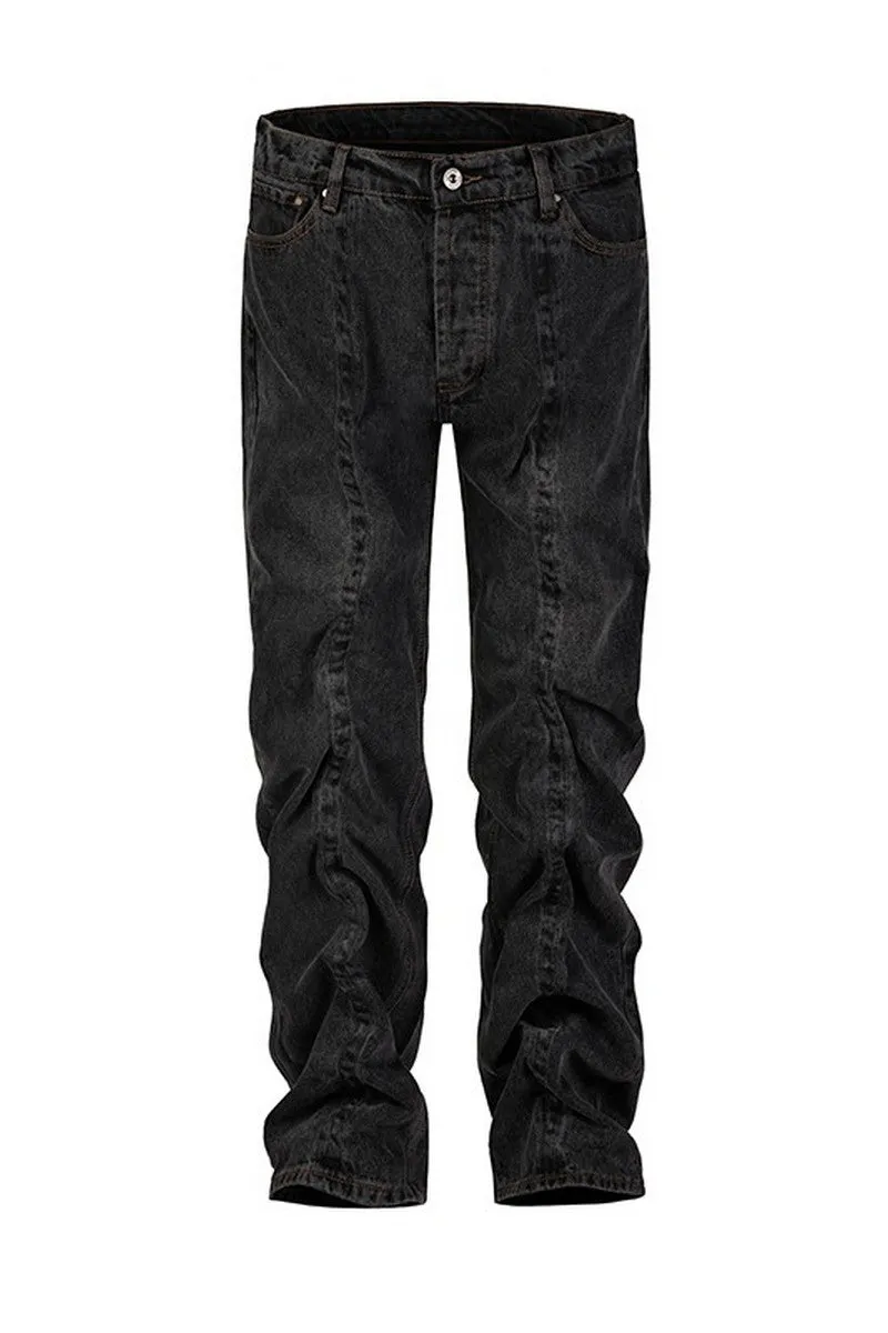 Folded Loose Jeans