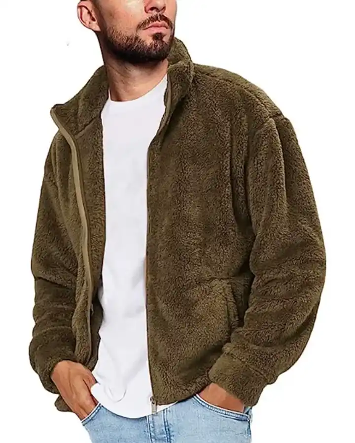 Fuzzy Fleece Jacket - William Jacket