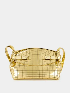 Gold Miror Hug Soft Crossbody Bag