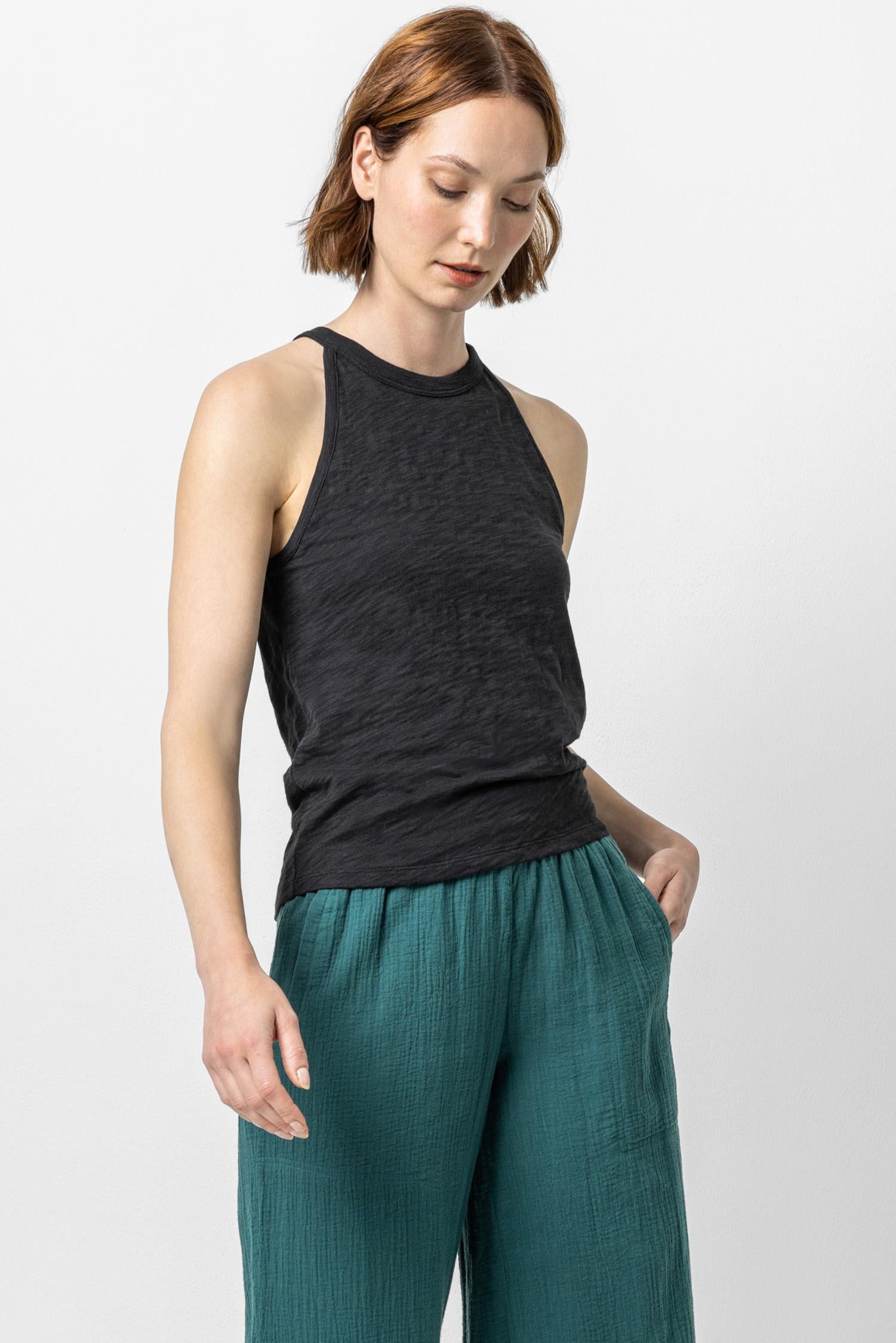 Halter Crewneck Tank