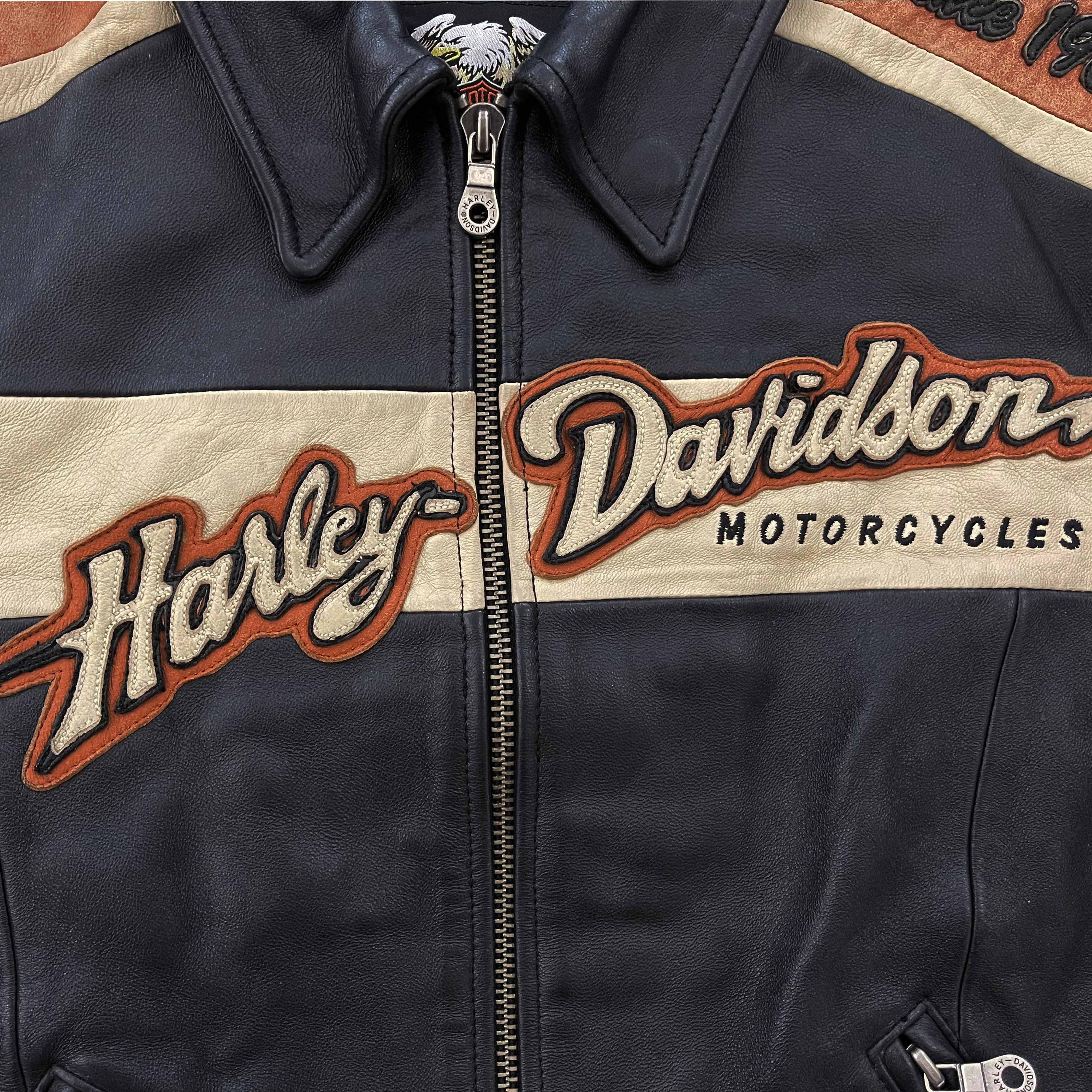 Harley Davidson Leather Biker Jacket