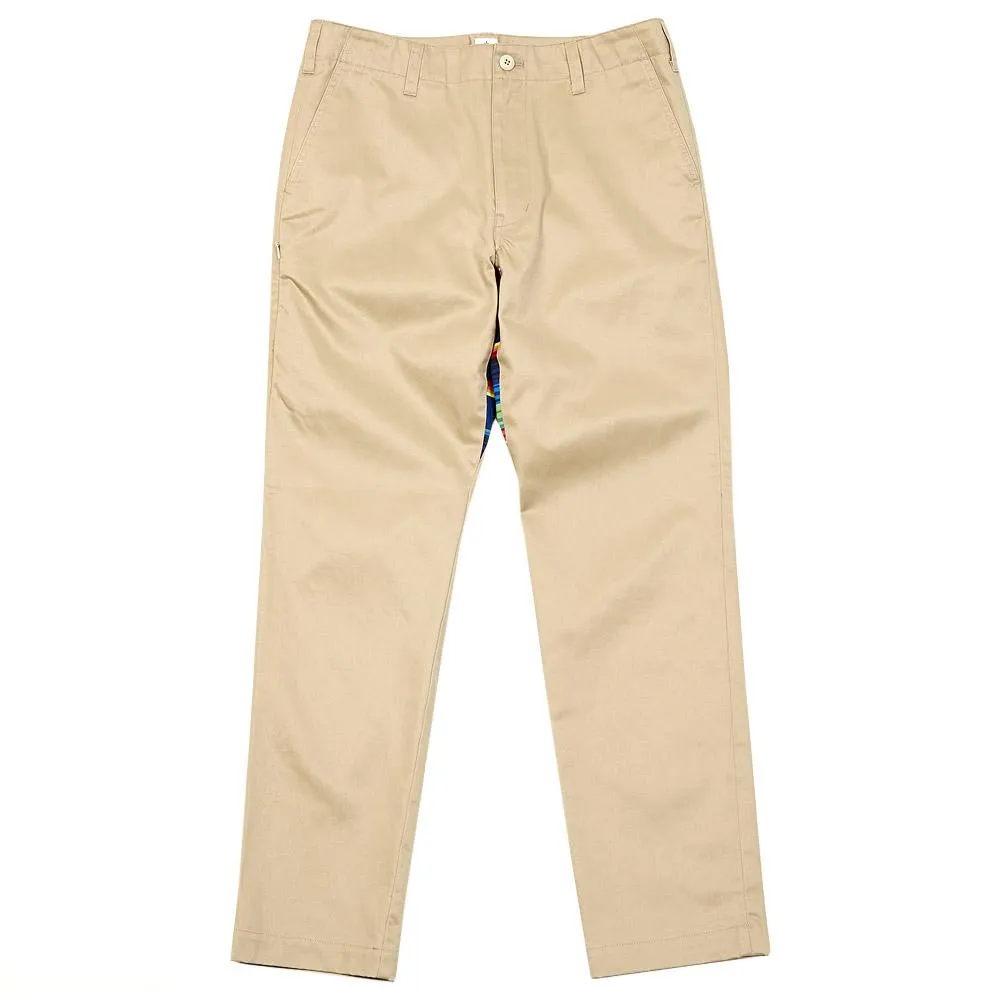 Head Porter Plus Border Chino PantsBeige