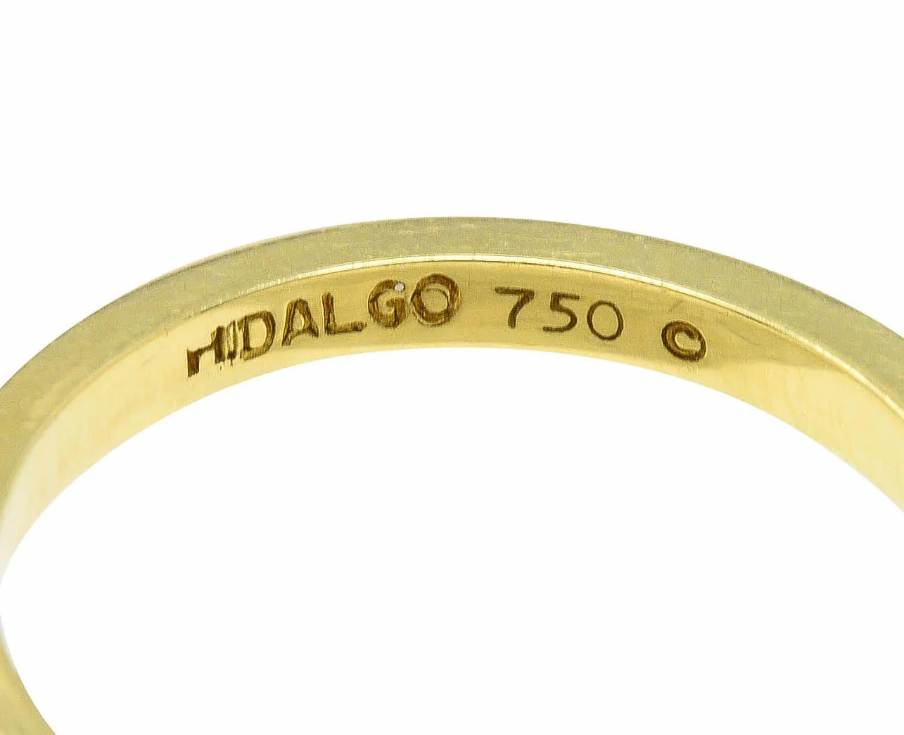 Hidalgo Vintage 18 Karat Yellow Gold Rope Band Stack Ring