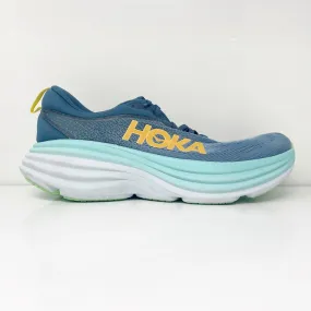 Hoka One One Mens Bondi 8 1123202 RHD Blue Running Shoes Sneakers Size 11 D