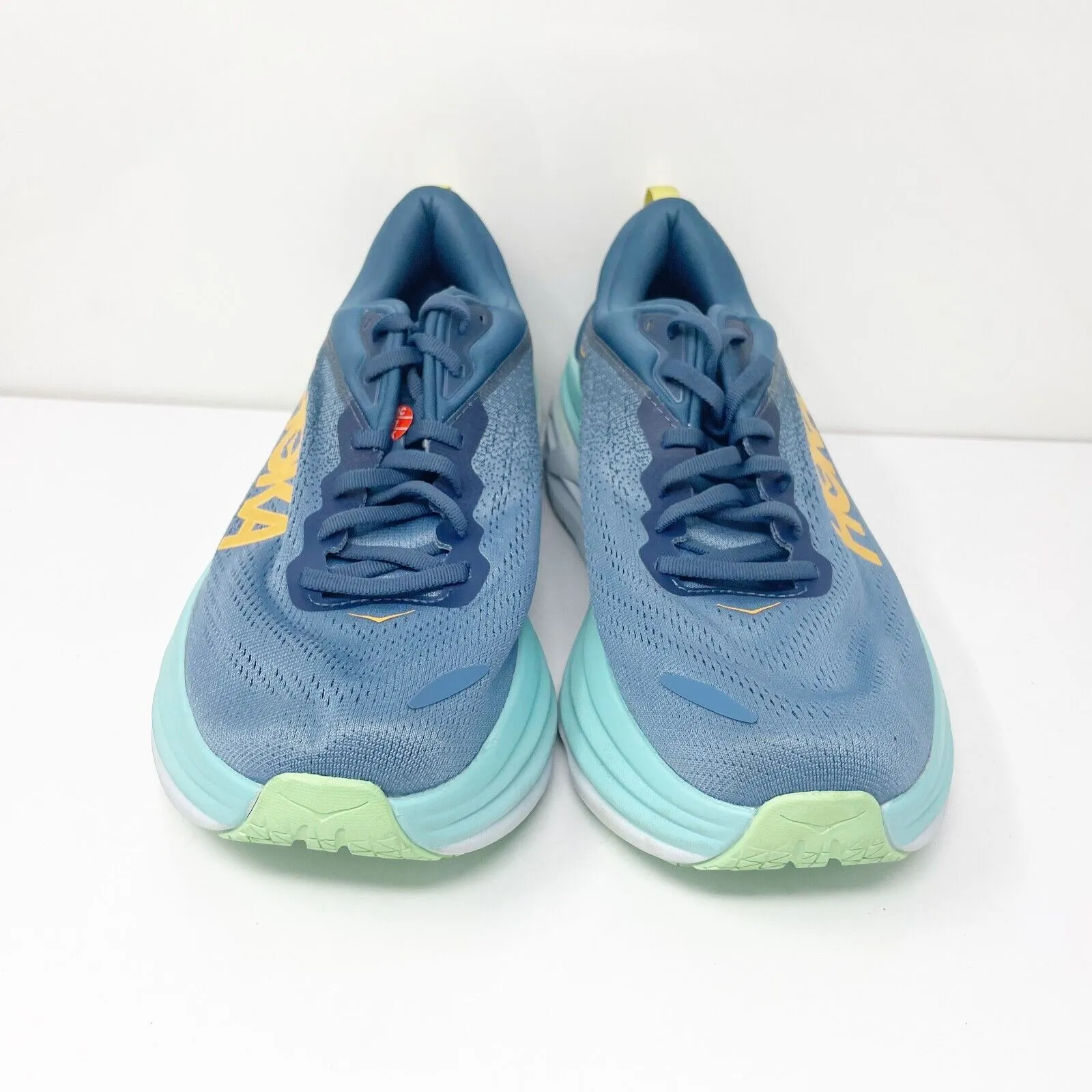 Hoka One One Mens Bondi 8 1123202 RHD Blue Running Shoes Sneakers Size 11 D