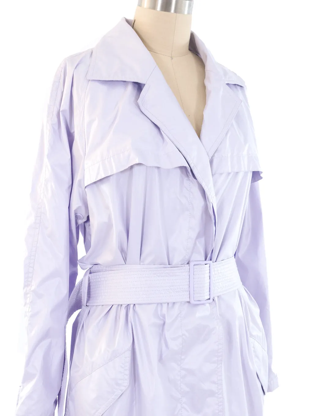 Issey Miyake Lavender Trench Coat