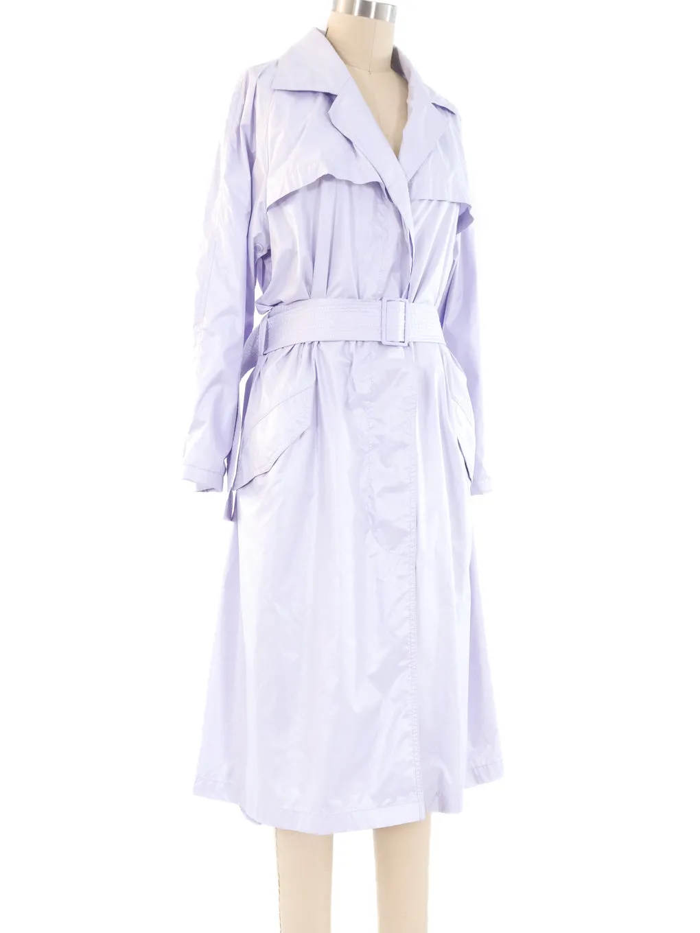 Issey Miyake Lavender Trench Coat