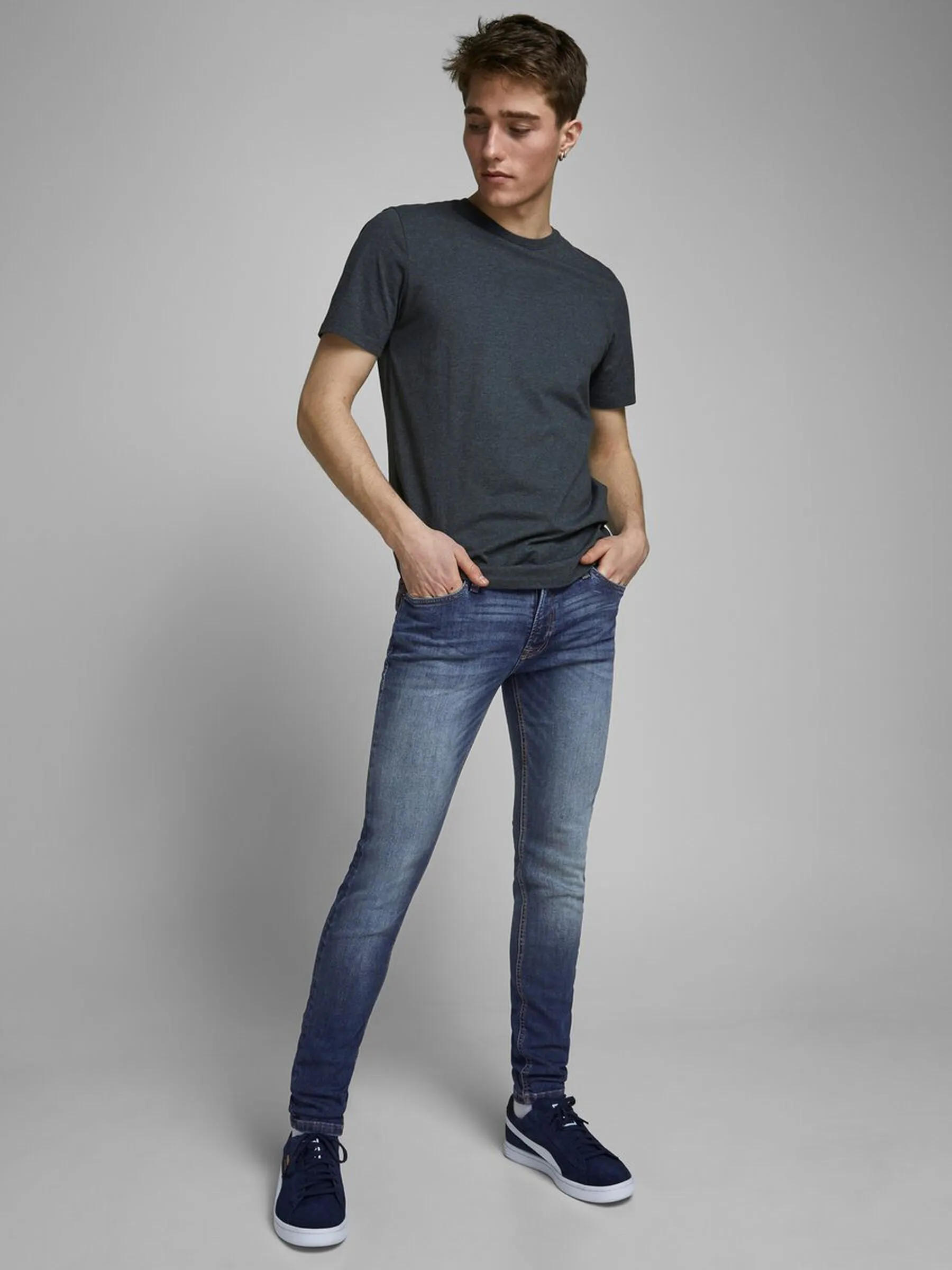 Jack & Jones Mens Liam Skinny Fit Denim Jeans