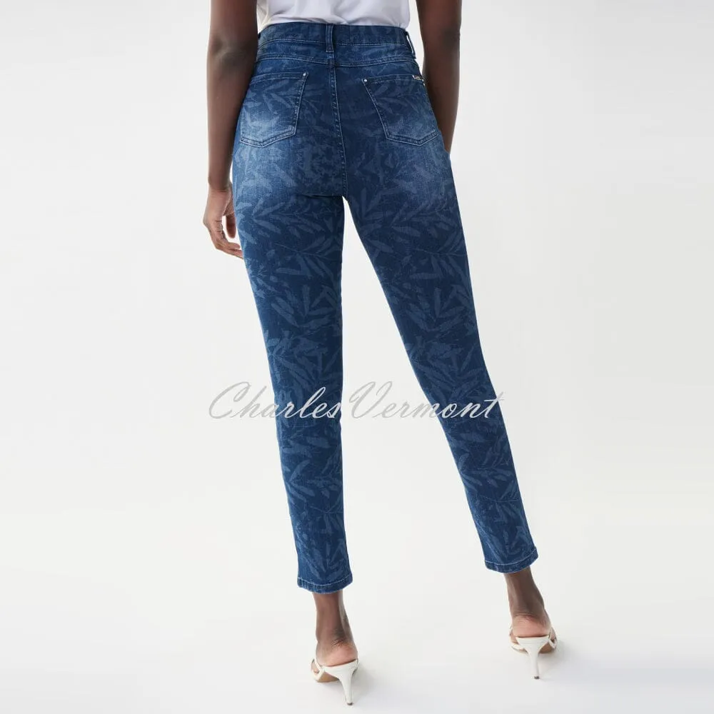 Joseph Ribkoff Blue Denim Print Jean – Style 222930