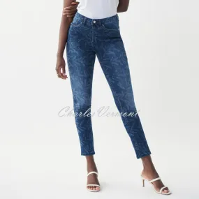 Joseph Ribkoff Blue Denim Print Jean – Style 222930