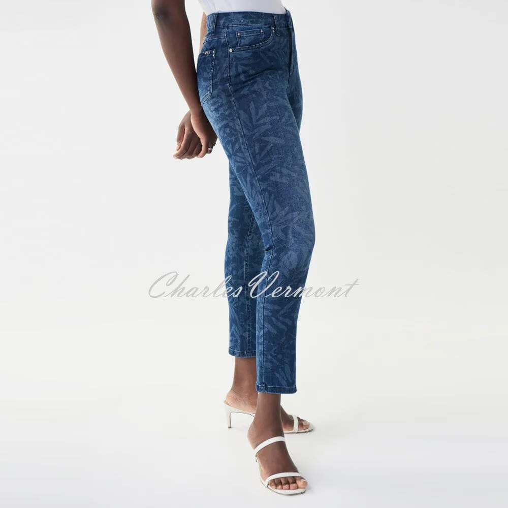 Joseph Ribkoff Blue Denim Print Jean – Style 222930