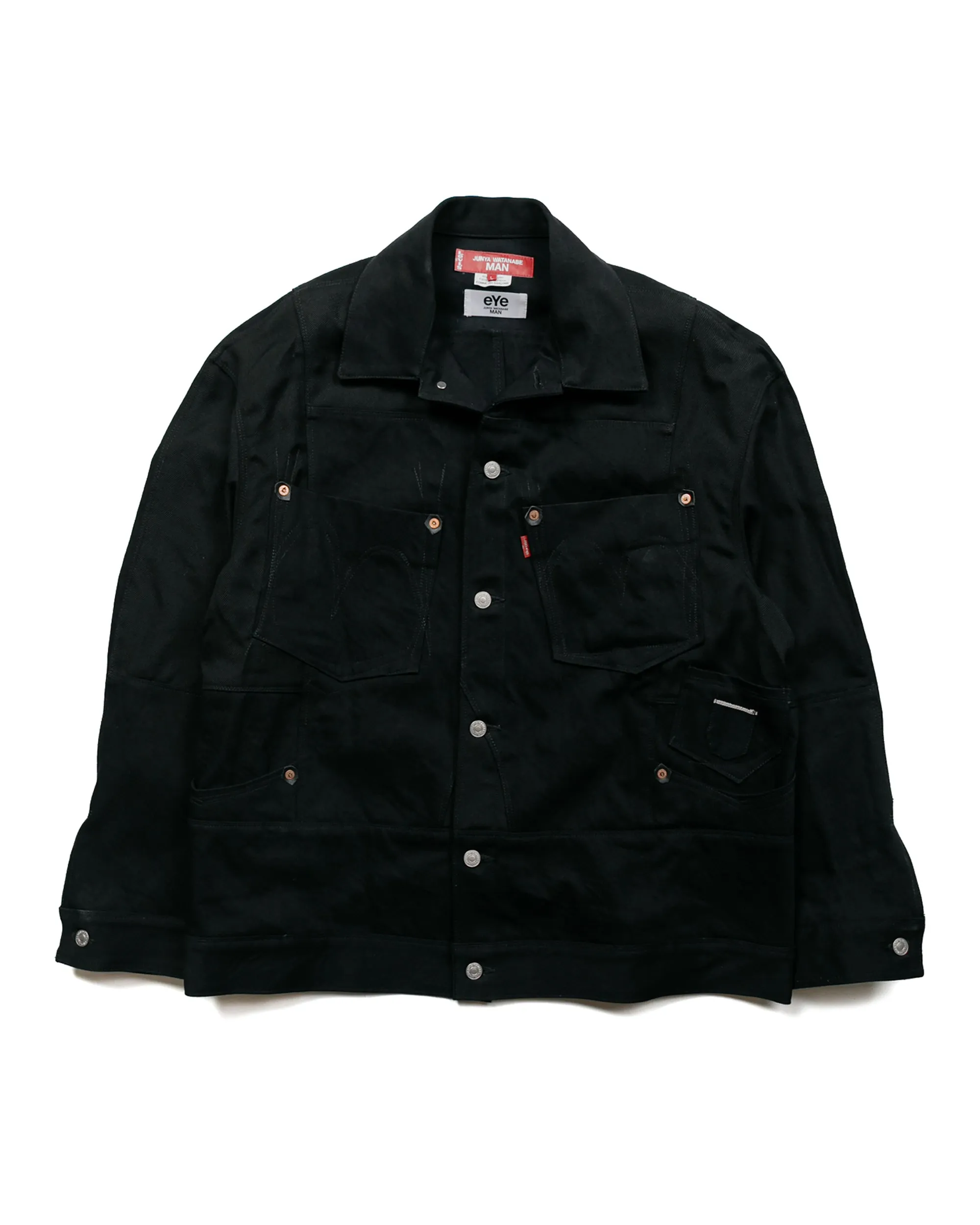 Junya Watanabe MAN x Levi's Cotton Wool Denim Jacket Black