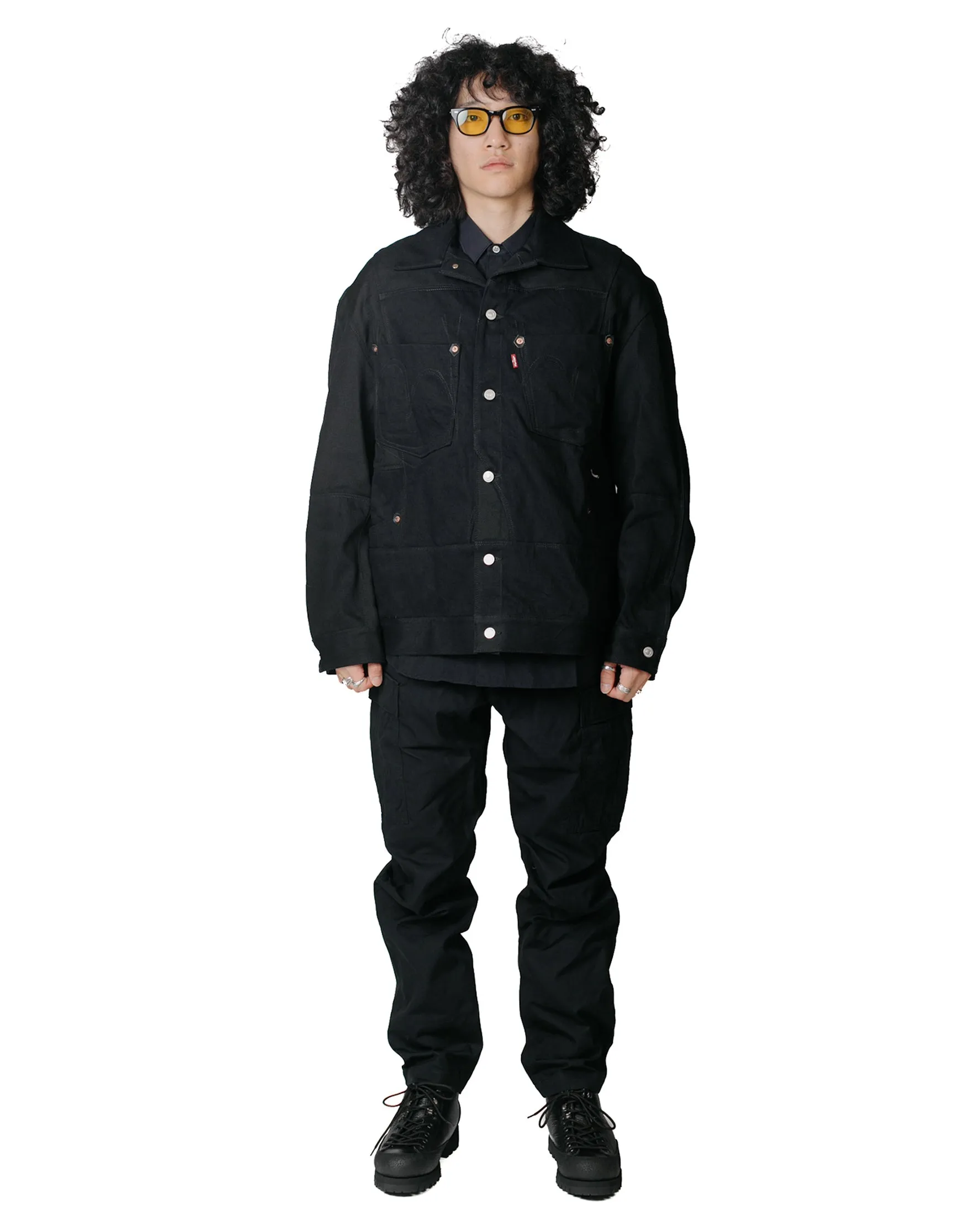 Junya Watanabe MAN x Levi's Cotton Wool Denim Jacket Black