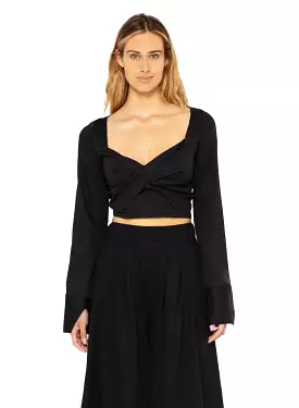 Just Bee Queen - Scarlett Top - Black