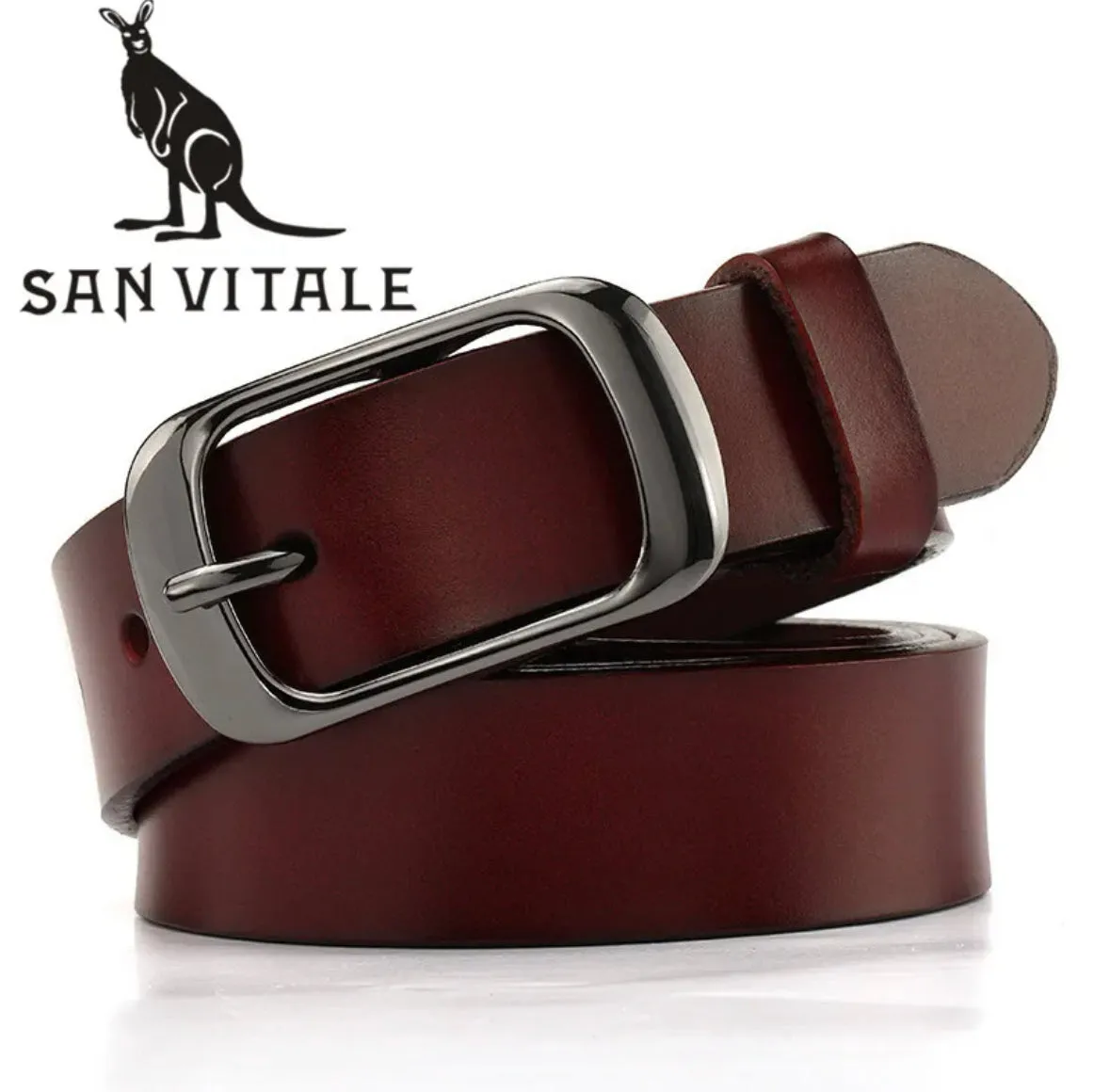 Kim Brown Leather Belt