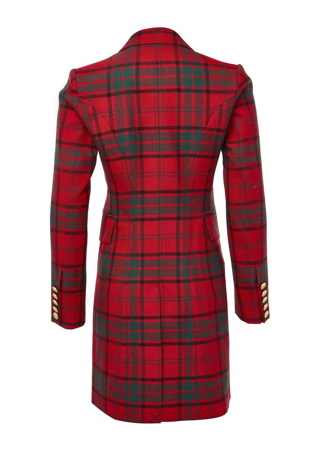 Knightsbridge Coat (Red Tartan)